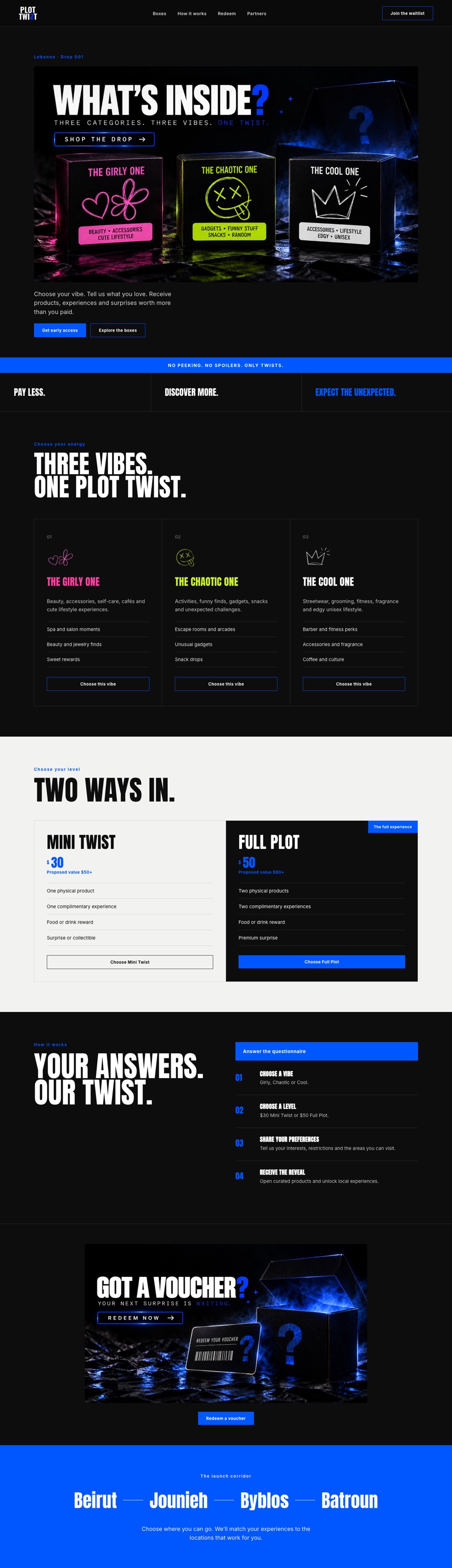 Full Plot Twist homepage